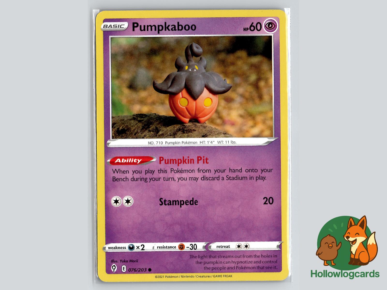 Pumpkaboo (076/203) Pokémon Card
