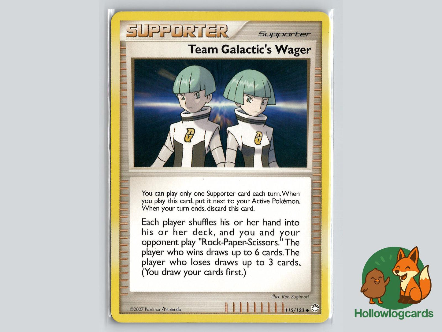 Team Galactic's Wager (115/123) - Mysterious Treasures Pokémon Card
