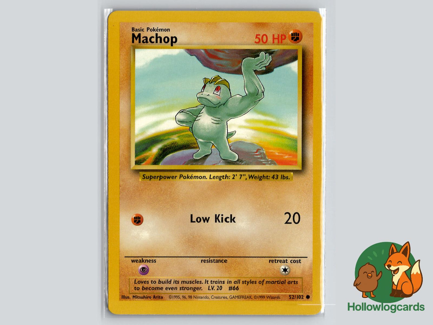 Machop (52/102) - Base Pokémon Card