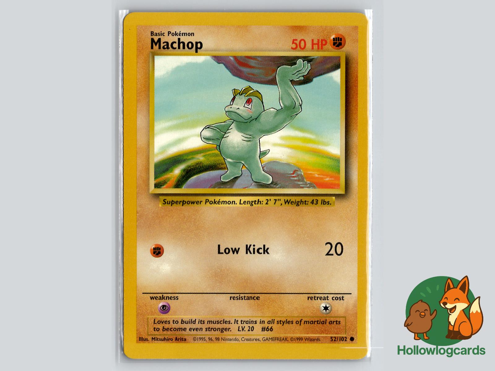 Machop (52/102) - Base Pokémon Card