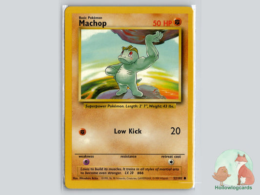 Machop (52/102) - Base Pokémon Card