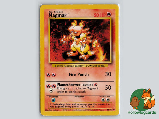 Magmar (36/102) - Base Pokémon Card
