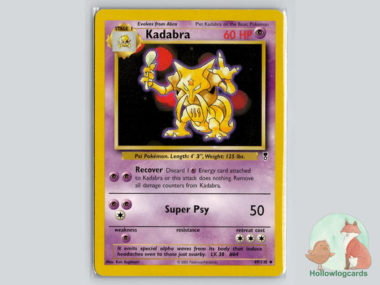 Kadabra (49/110) - Legendary Collection Pokémon Card