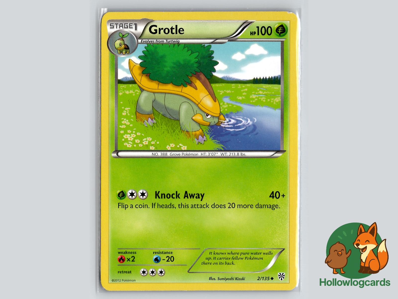 Grotle (2/135) - Plasma Storm Pokémon Card