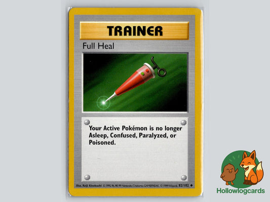 Full Heal (82/102) - Base Pokémon Card