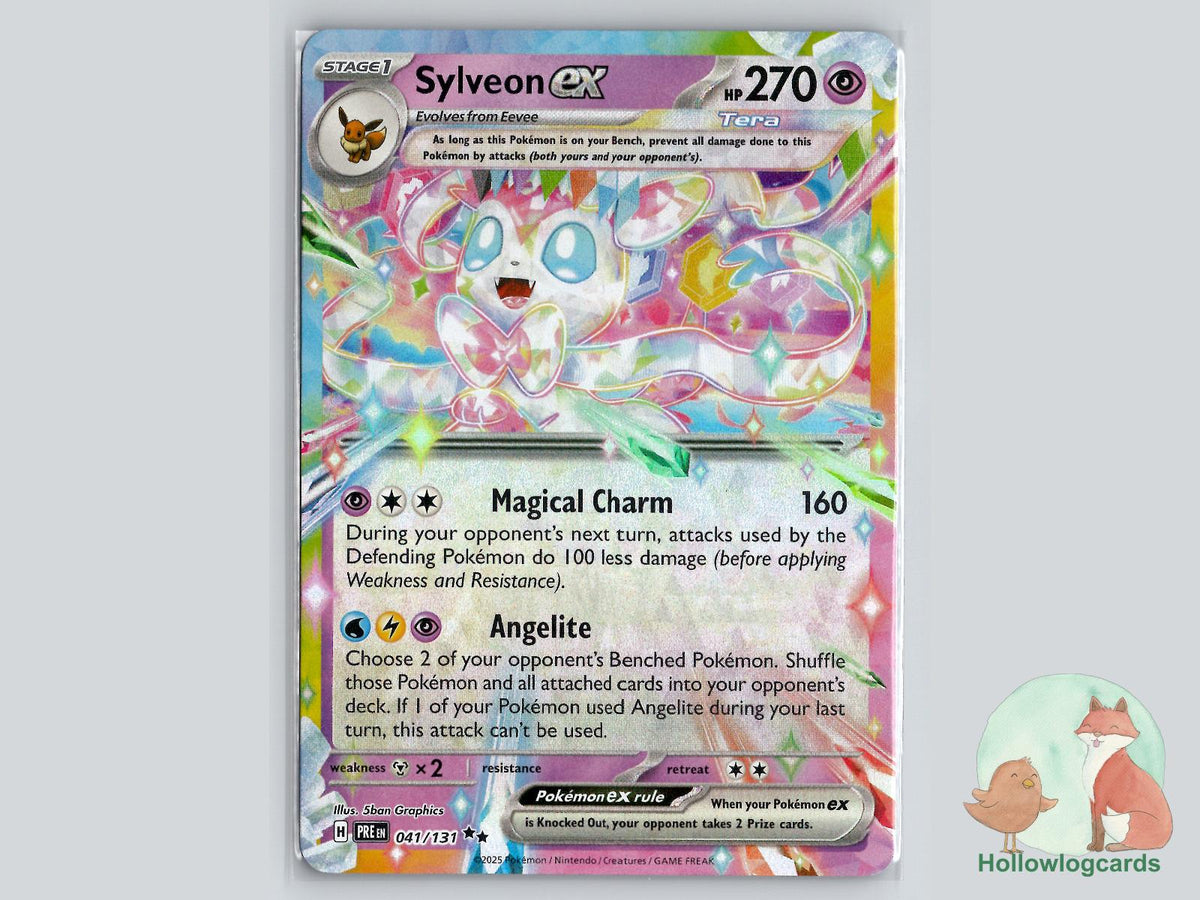 Sylveon ex (041/131) - Prismatic Evolutions Pokémon Card