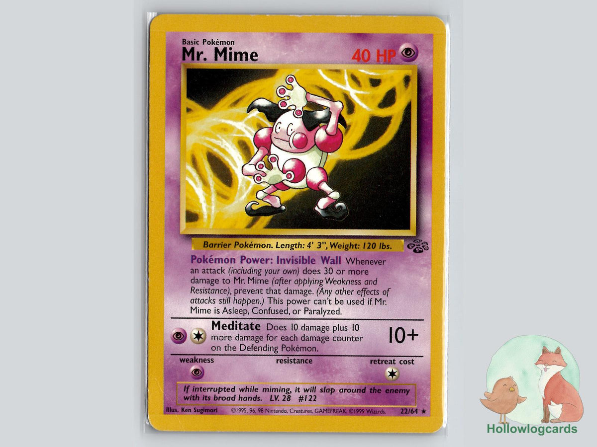 Mr. Mime (22/64) - Jungle Pokémon Card