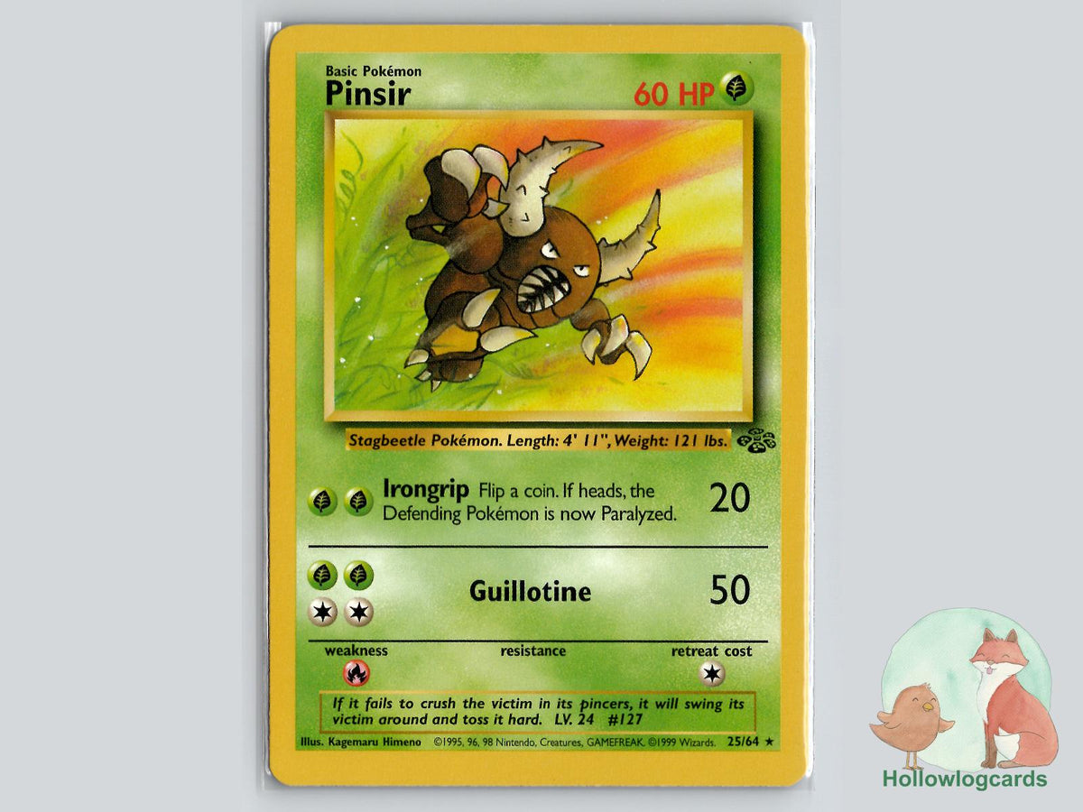 Pinsir (25/64) - Jungle Pokémon Card