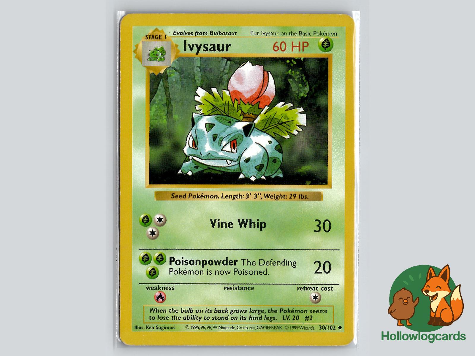 Ivysaur (30/102) - Base Pokémon Card