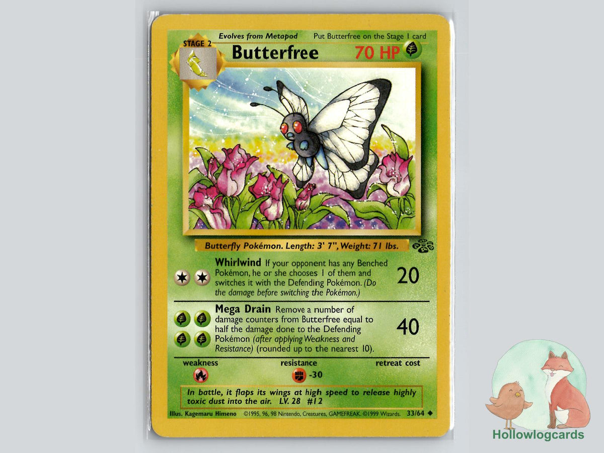 Butterfree (33/64) - Jungle Pokémon Card