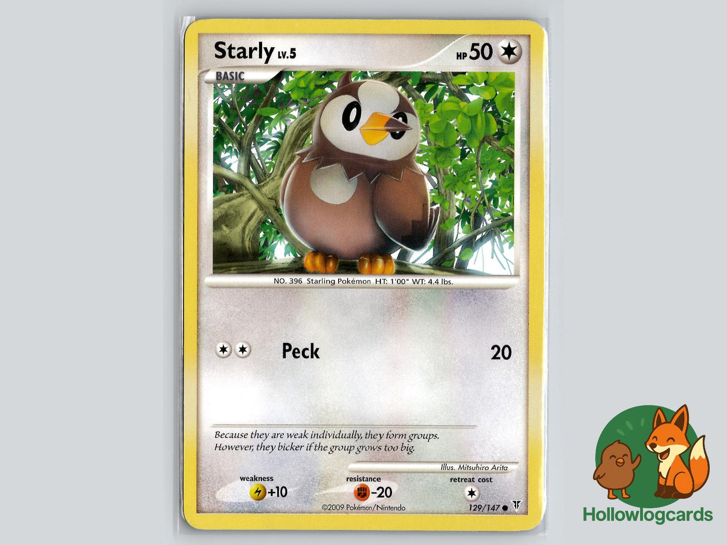 Starly (129/147) - Supreme Victors Pokémon Card