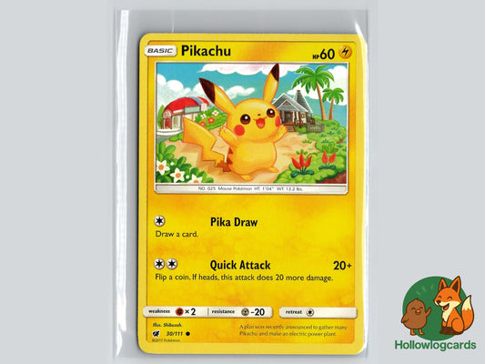 Pikachu (30/111) - Crimson Invasion Pokémon Card