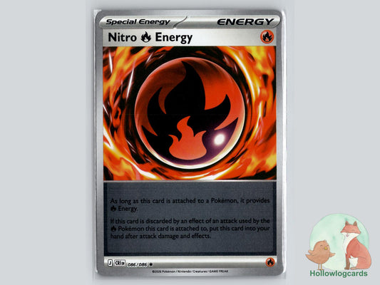 Nitro R Energy (086/086) Pokémon Card