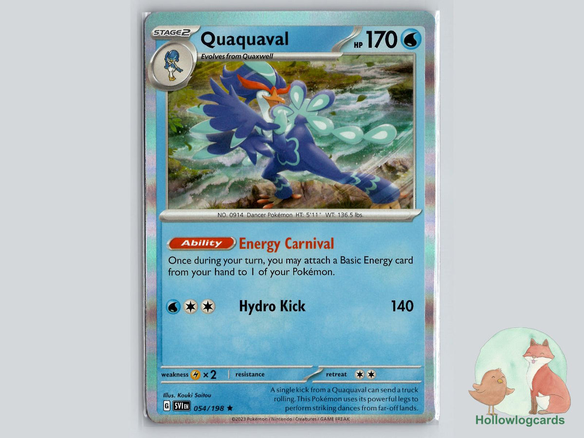 Quaquaval (054/198) - Scarlet & Violet Pokémon Card