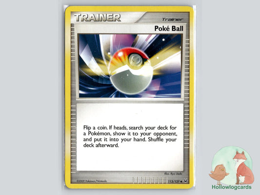 Poke Ball (113/127) - Platinum Pokémon Card