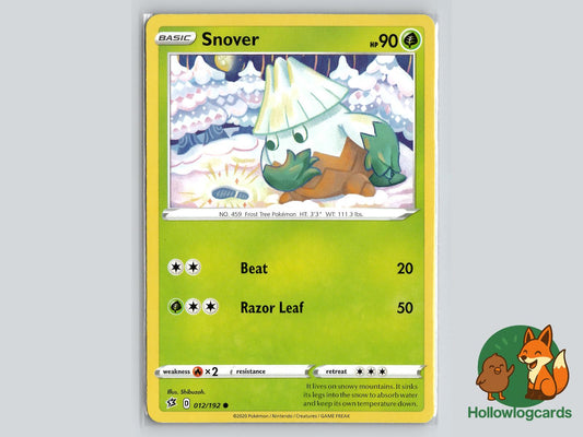 Snover (012/192) - Rebel Clash Pokémon Card