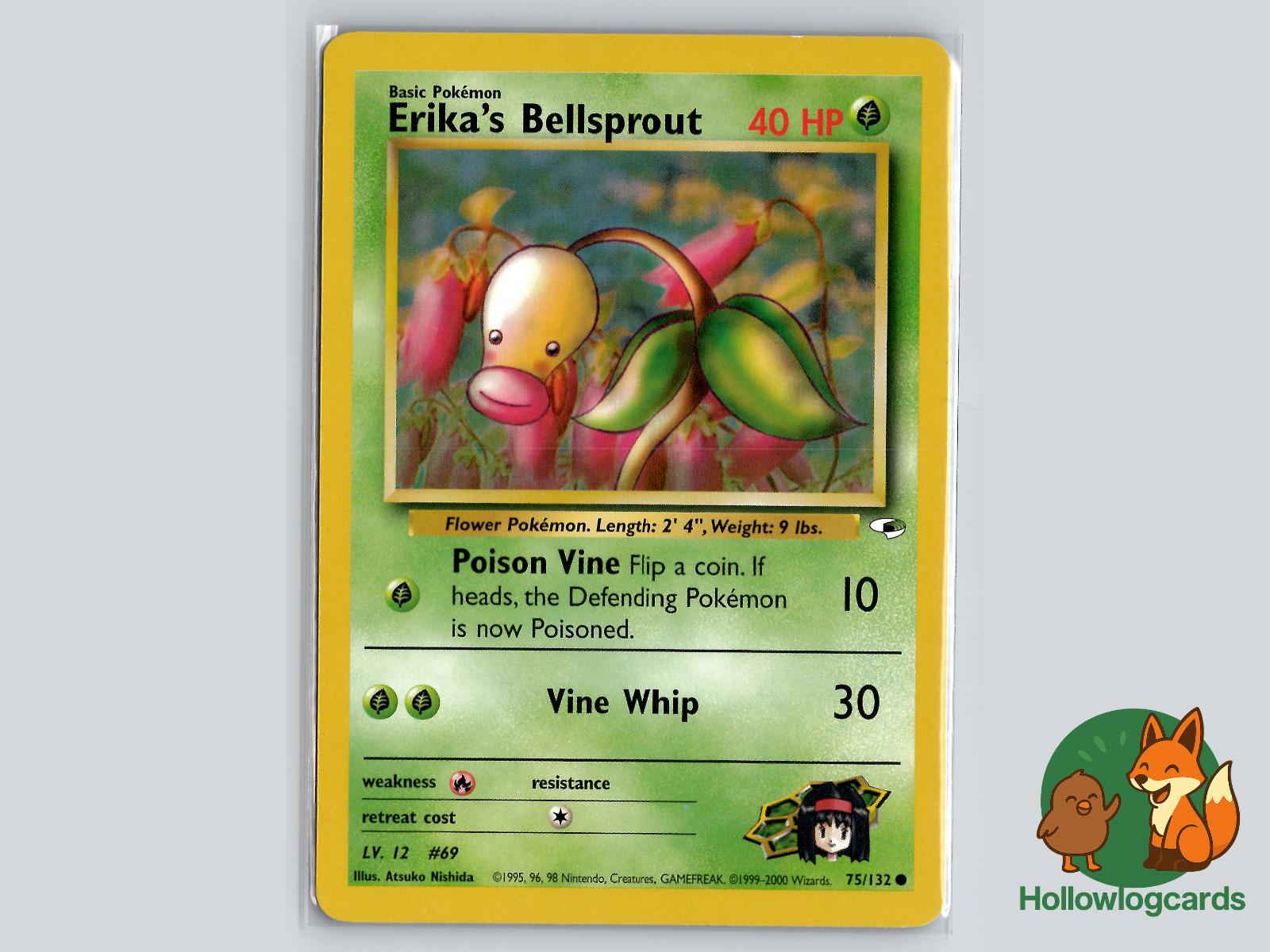 Erika's Bellsprout (75/132) - Gym Heroes Pokémon Card