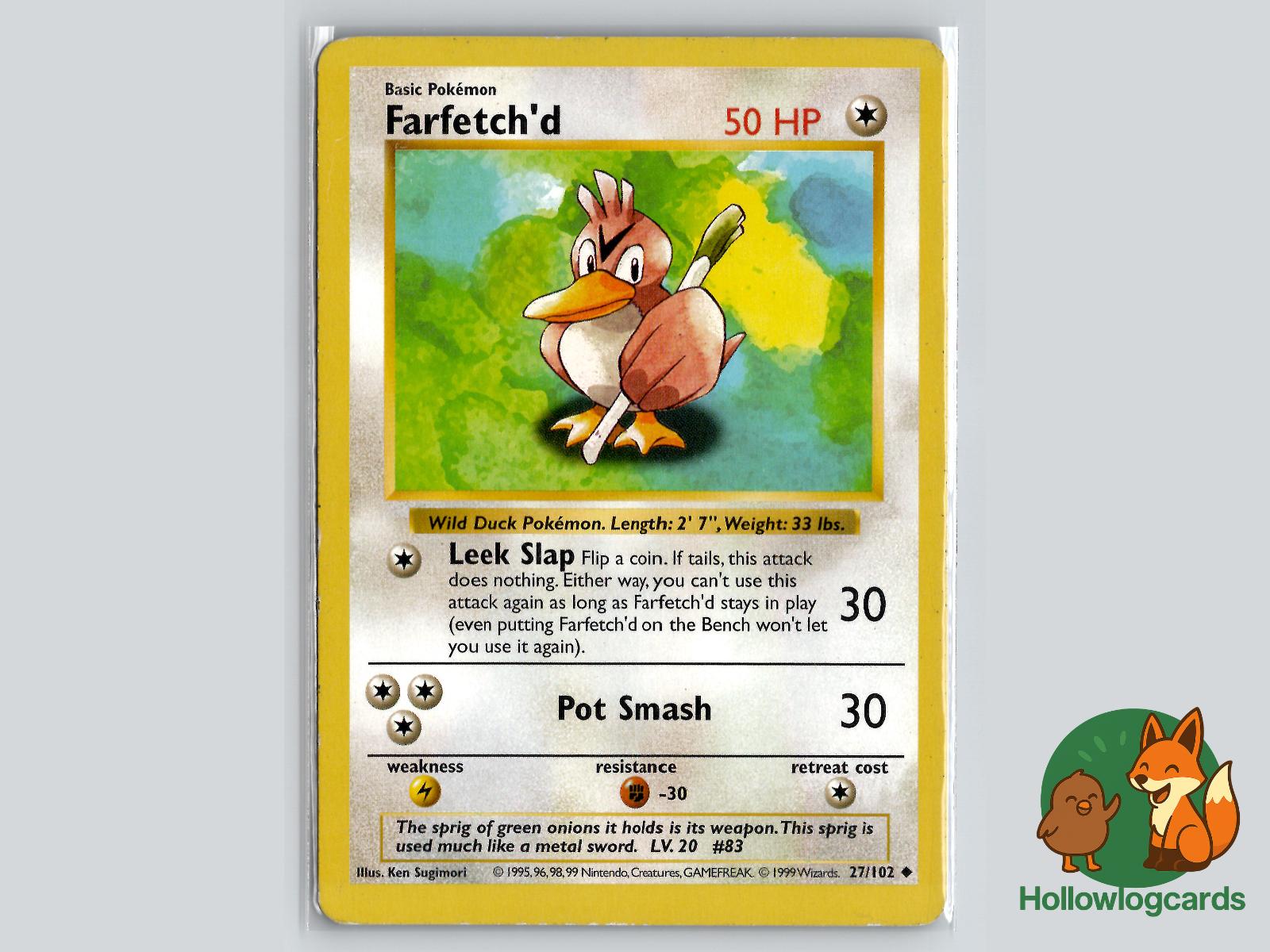 Farfetch'd (27/102) - Base Pokémon Card