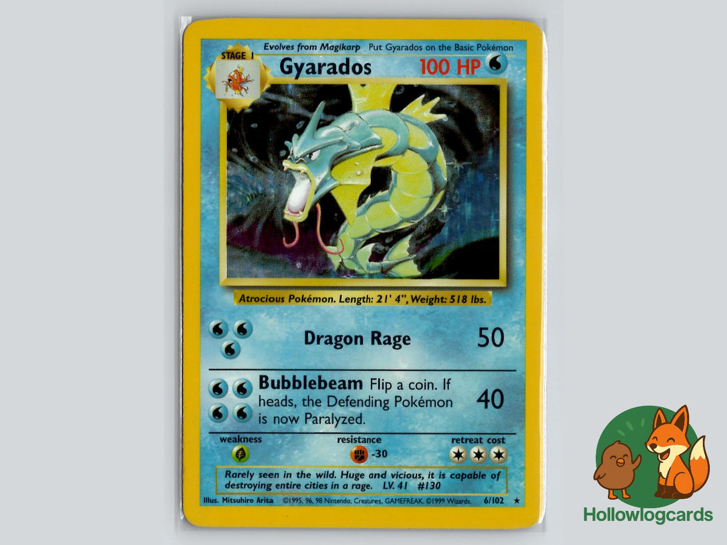 Gyarados (6/102) - Base Pokémon Card