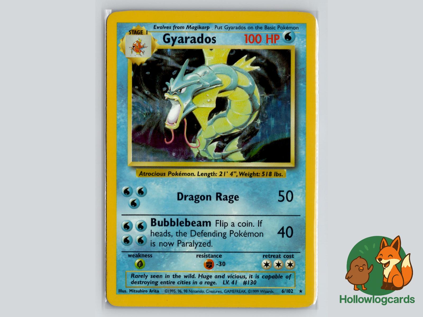 Gyarados (6/102) - Base Pokémon Card