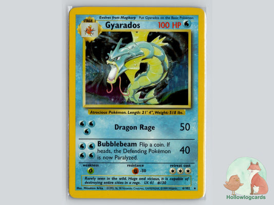 Gyarados (6/102) - Base Pokémon Card