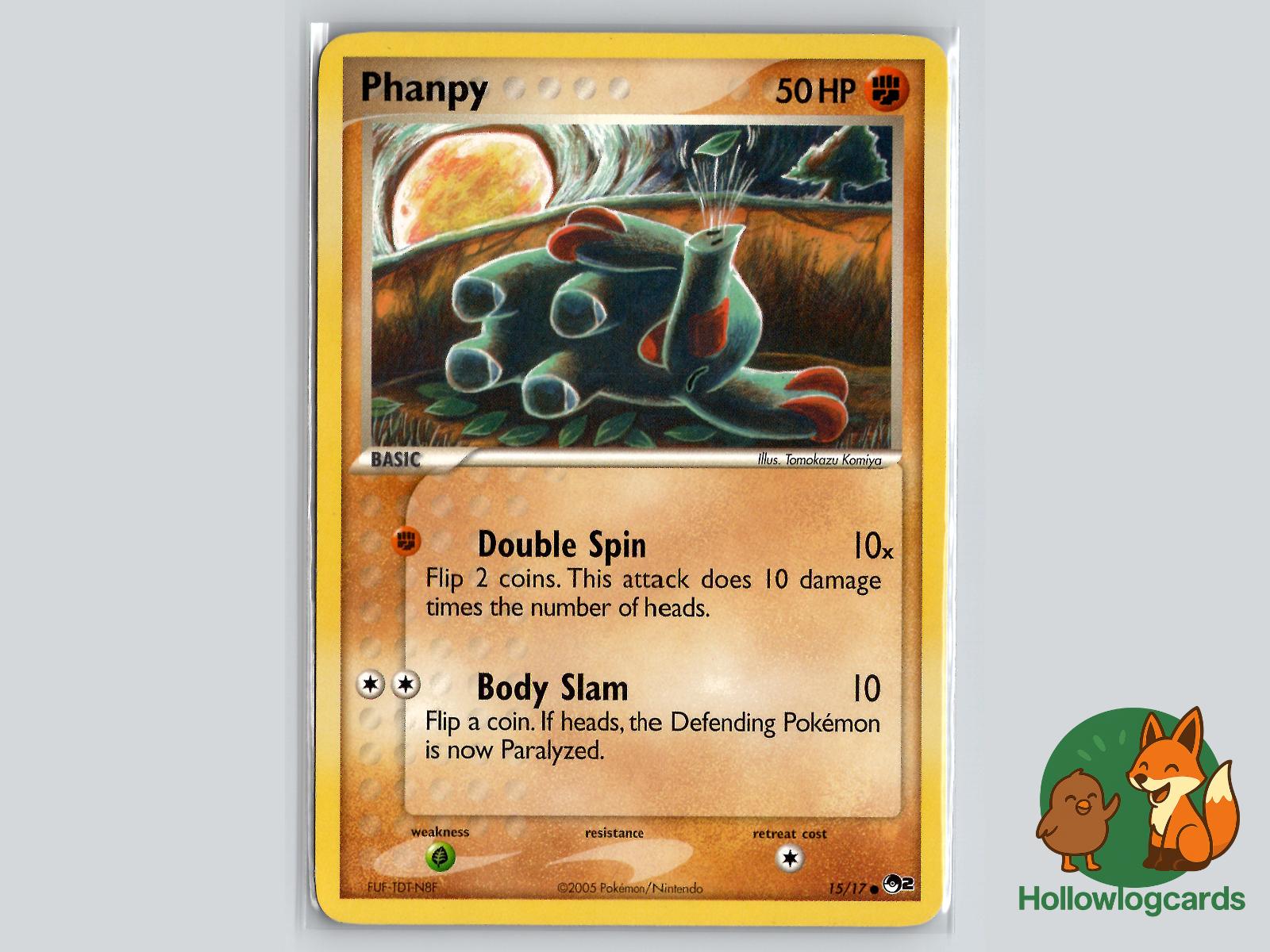 Phanpy (15/17) - POP Series 2 Pokémon Card