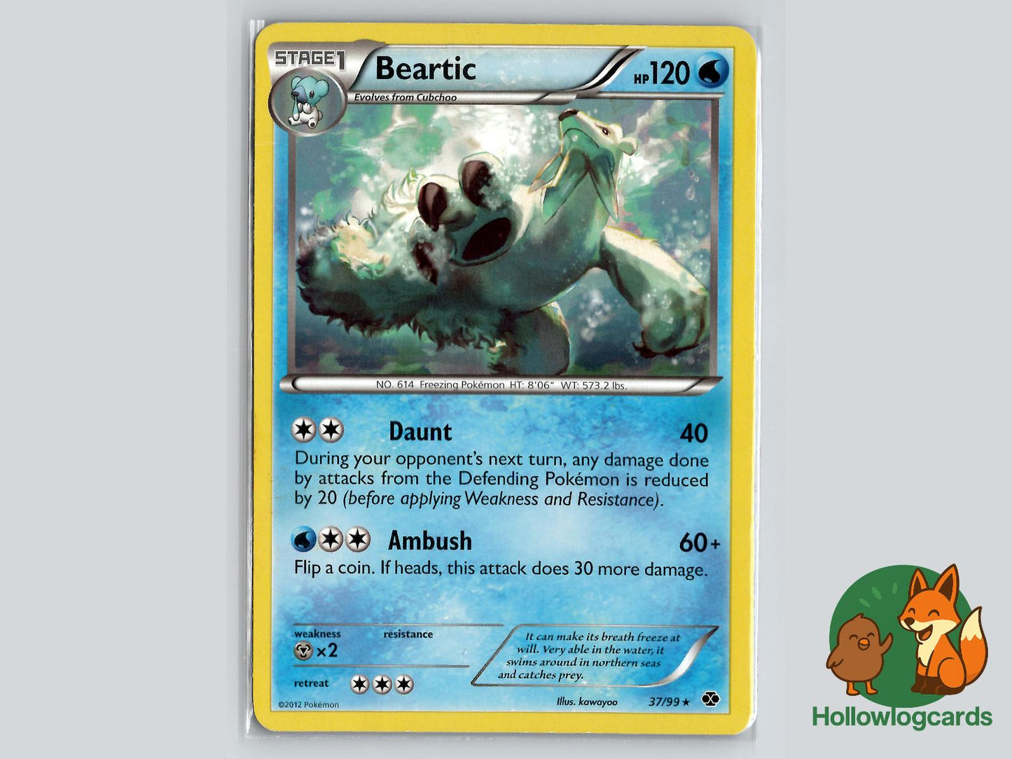 Beartic (37/99) - Next Destinies Pokémon Card