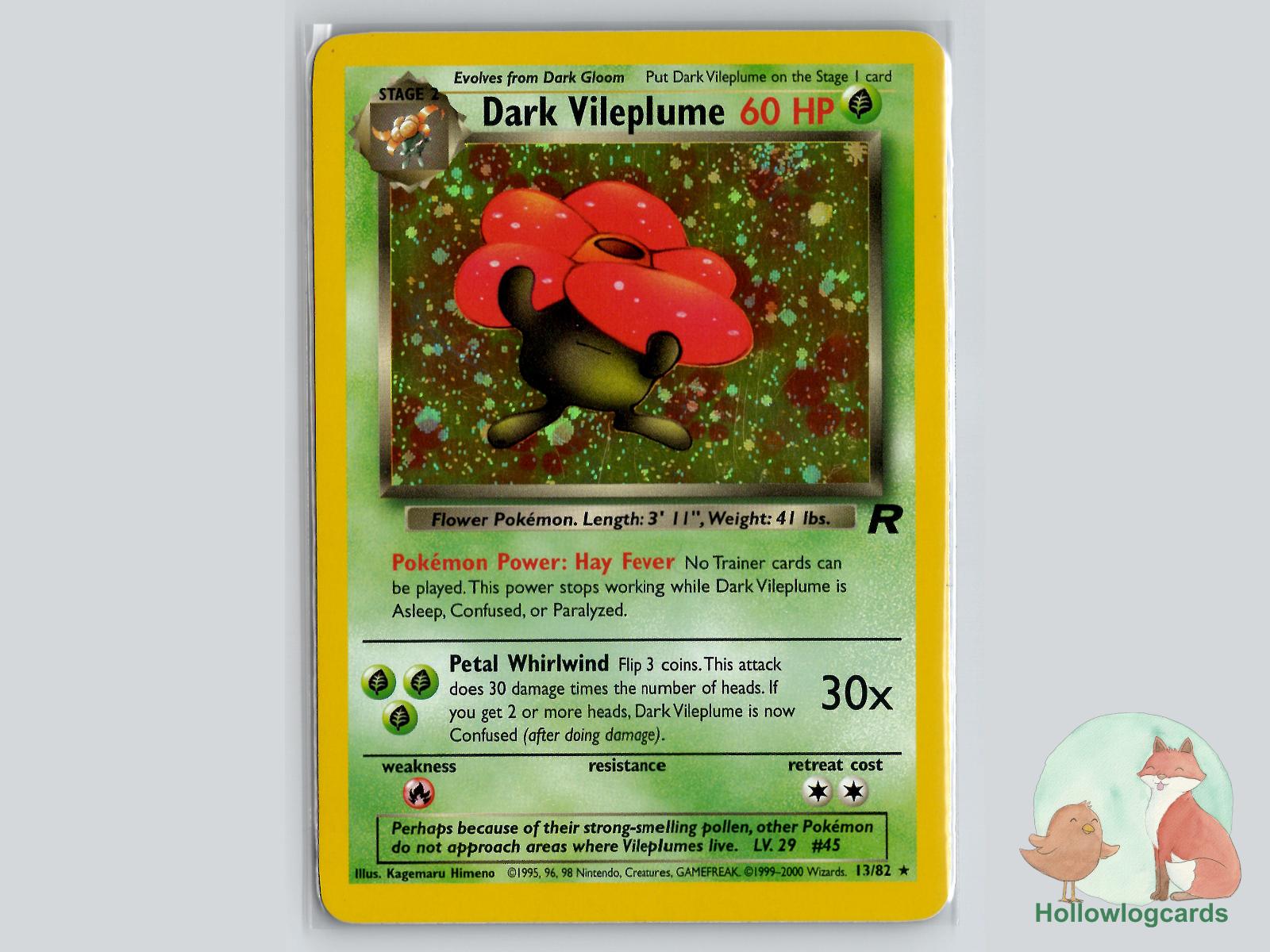 Dark Vileplume (13/82) - Team Rocket Pokémon Card