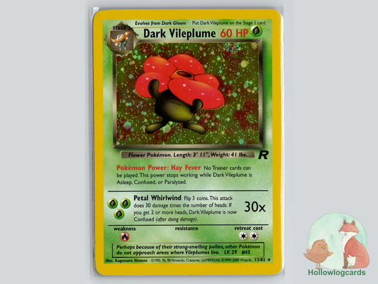 Dark Vileplume (13/82) - Team Rocket Pokémon Card