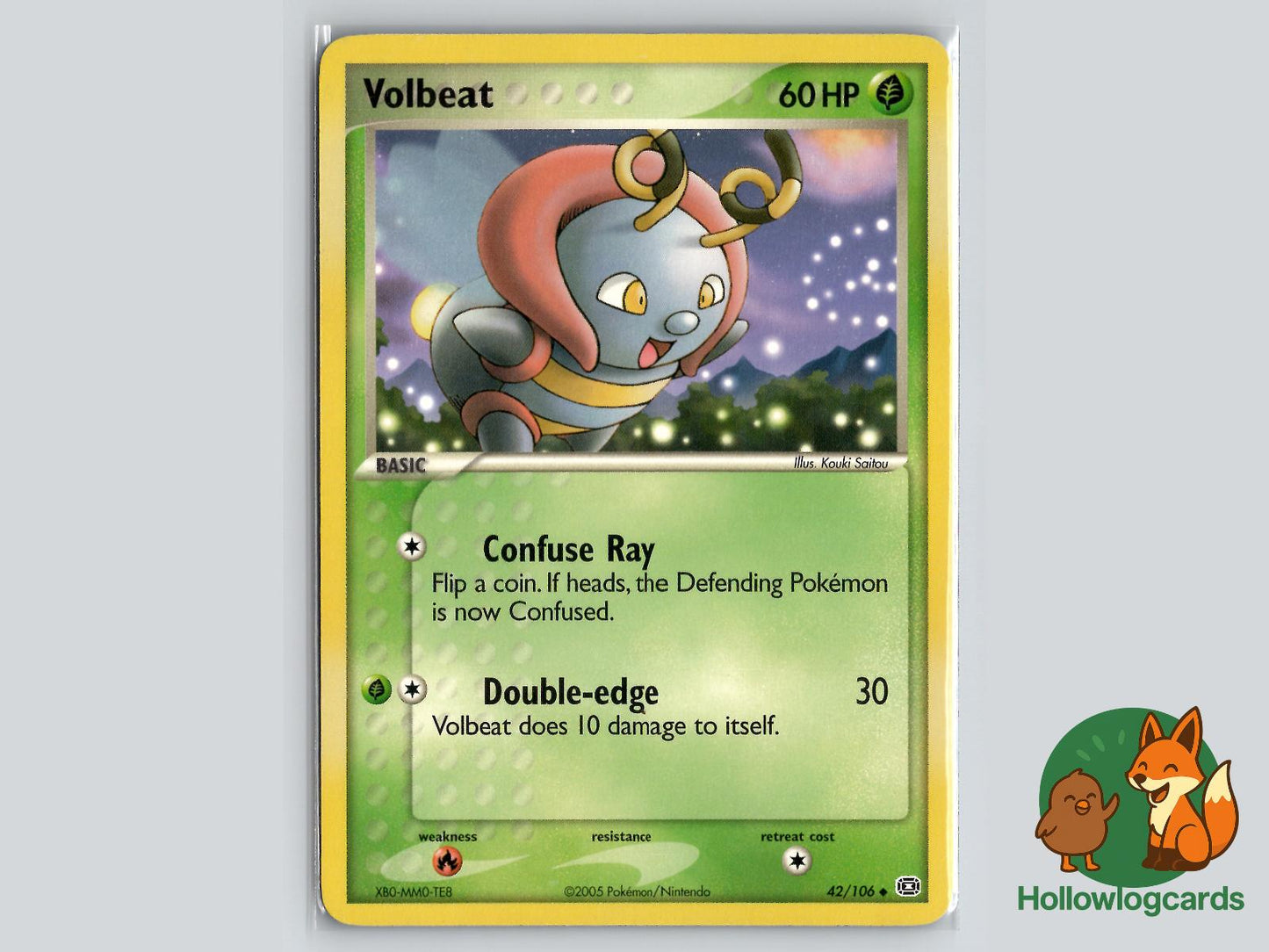 Volbeat (42/106) - Emerald Pokémon Card