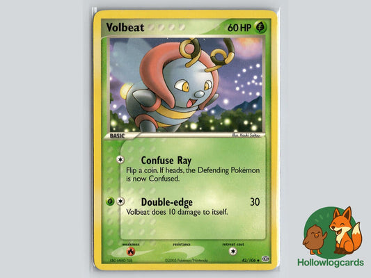 Volbeat (42/106) - Emerald Pokémon Card