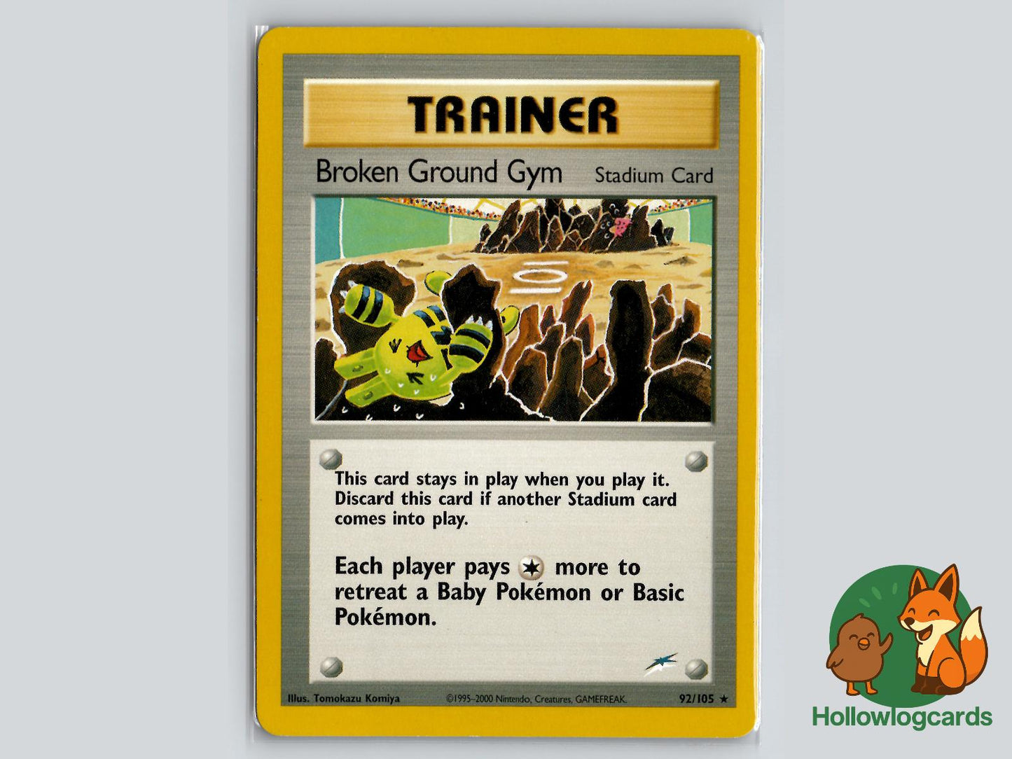 Broken Ground Gym (92/105) - Neo Destiny Pokémon Card
