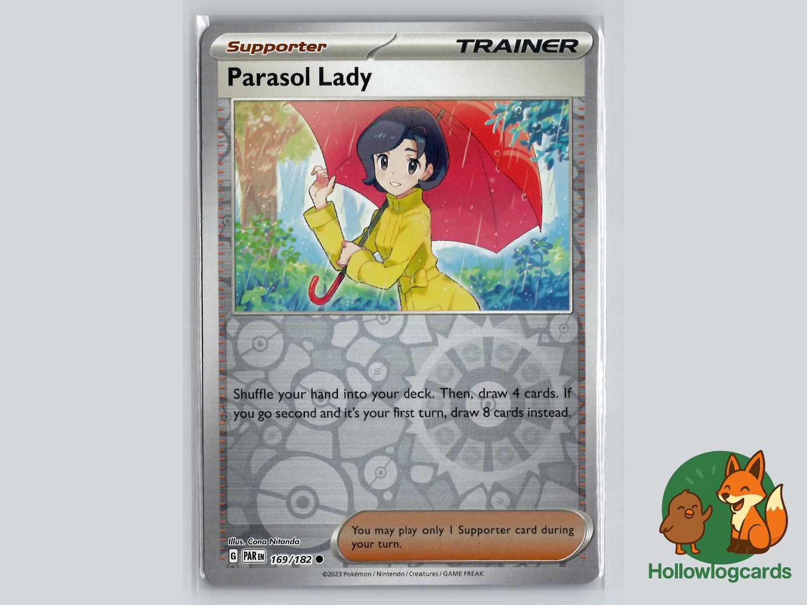 Parasol Lady (169/182) - Paradox Rift Pokémon Card