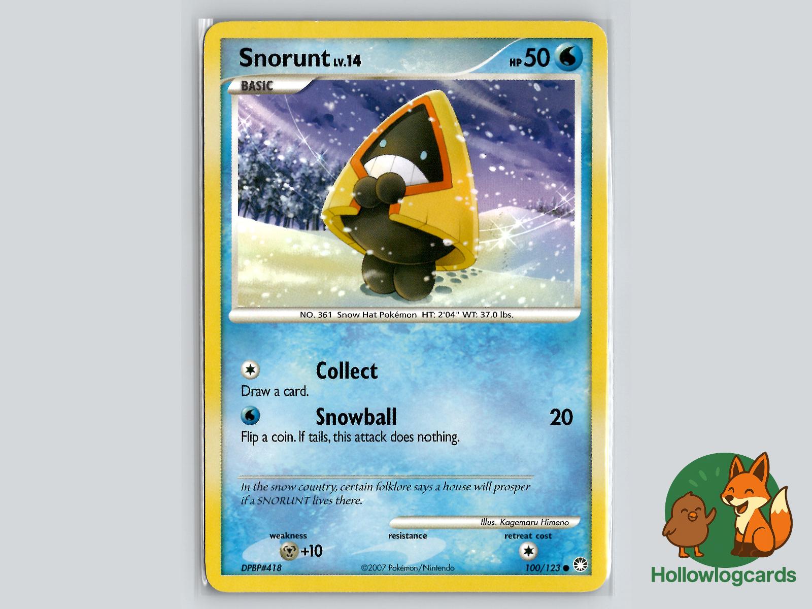 Snorunt (100/123) - Mysterious Treasures Pokémon Card