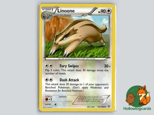 Linoone (112/160) - Primal Clash Pokémon Card