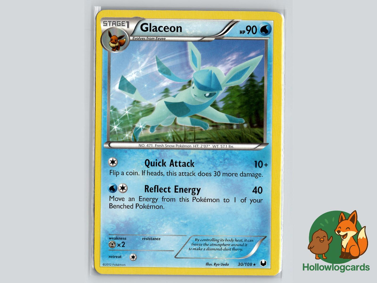 Glaceon (30/108) - Dark Explorers Pokémon Card