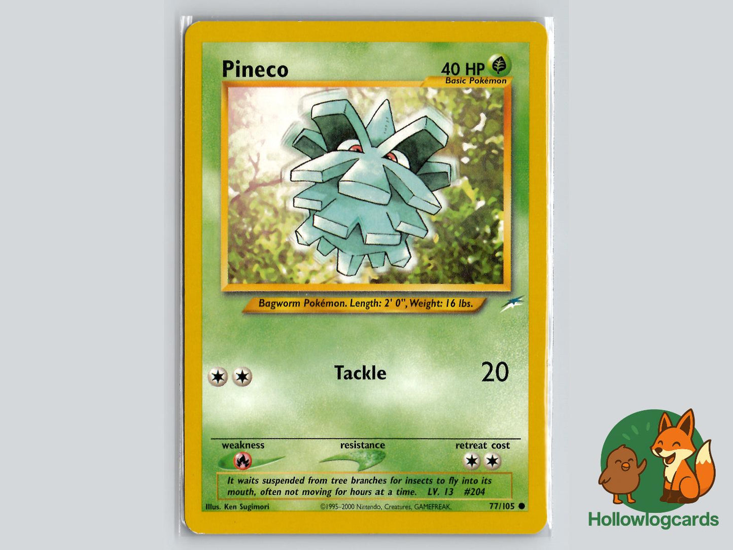 Pineco (77/105) - Neo Destiny Pokémon Card