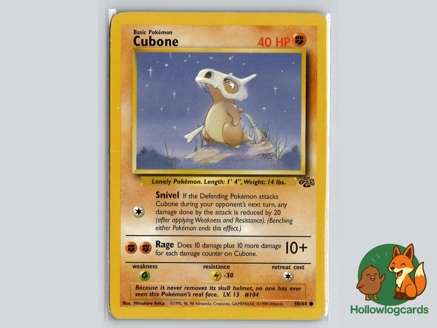 Cubone (50/64) - Jungle Pokémon Card