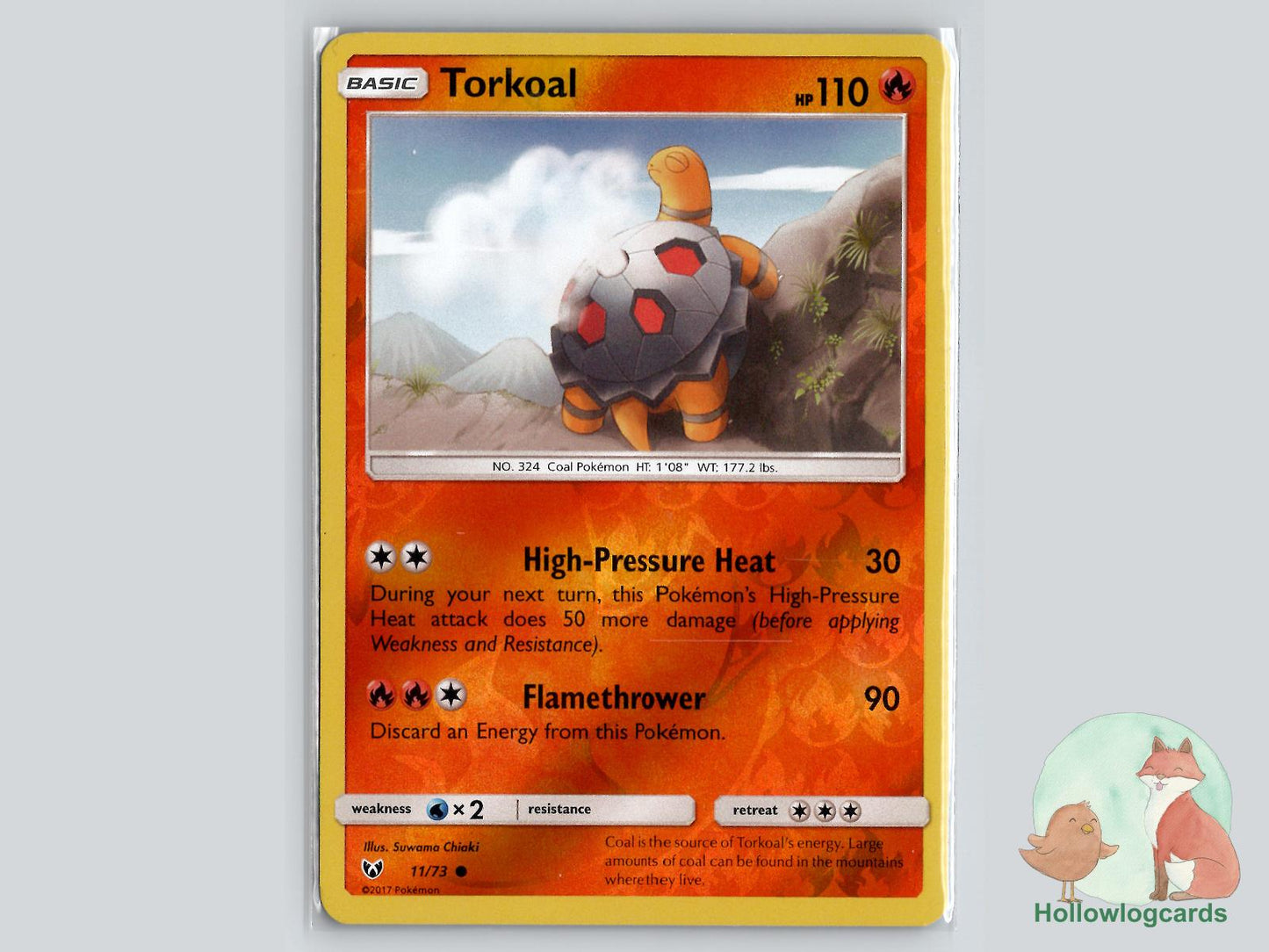 Torkoal (11/73) - Shining Legends Pokémon Card