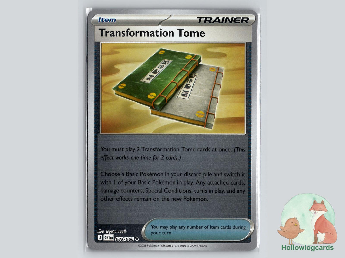 Transformation Tome (083/086) Pokémon Card