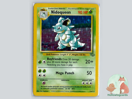 Nidoqueen (7/64) - Jungle Pokémon Card