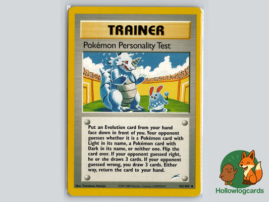 Image of Pokemon Personality Test Neo Destiny (N4) #102