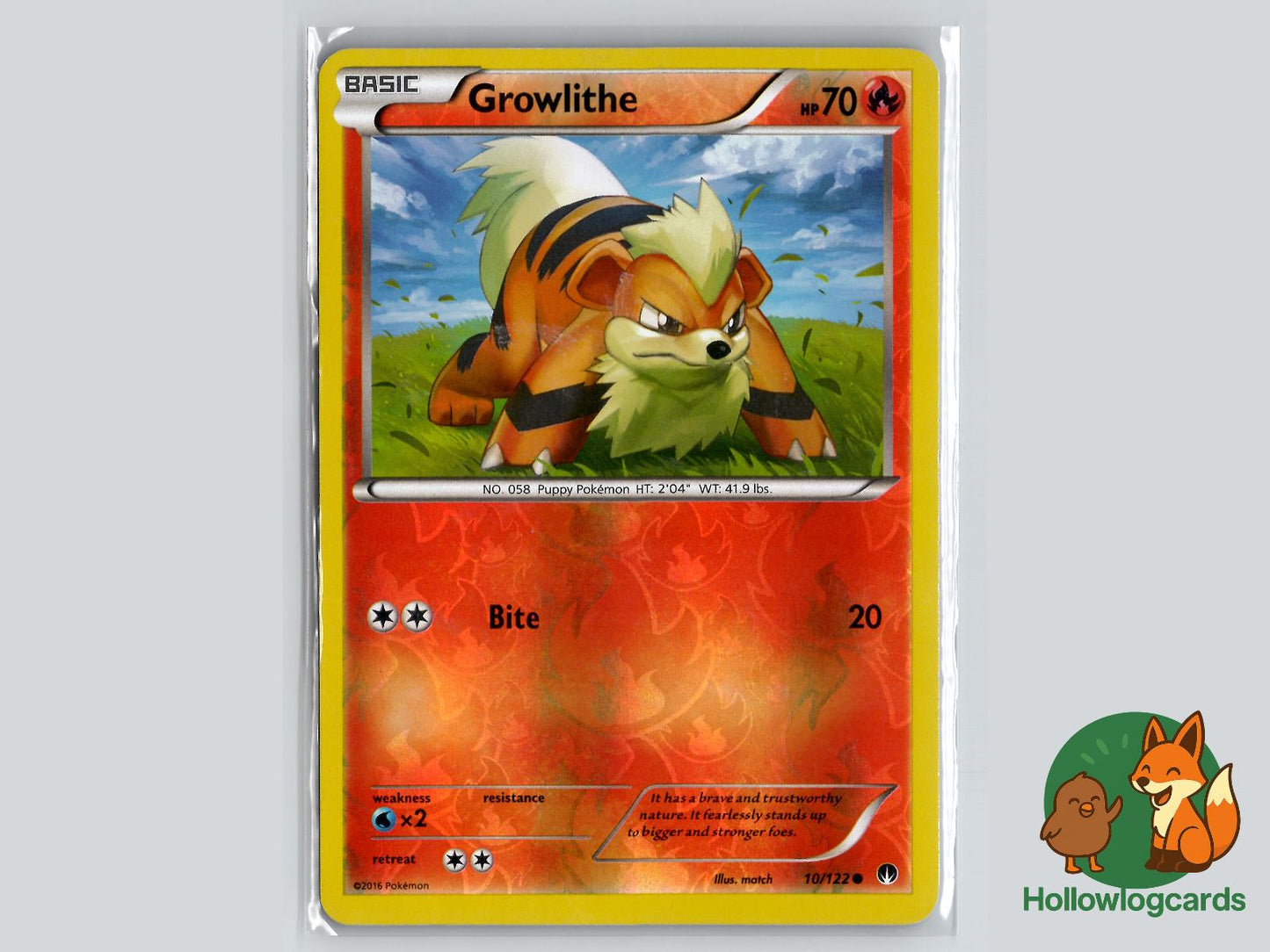 Growlithe (10/122) - BREAKpoint Pokémon Card