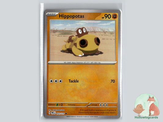 Hippopotas (052/131) - Prismatic Evolutions Pokémon Card