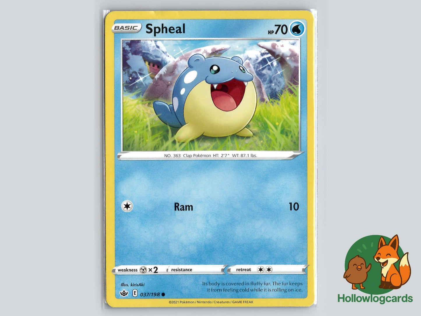 Spheal (037/198) - Chilling Reign Pokémon Card