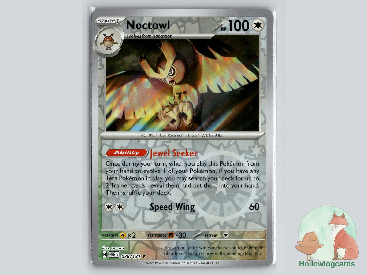 Noctowl (078/131) - Prismatic Evolutions Pokémon Card