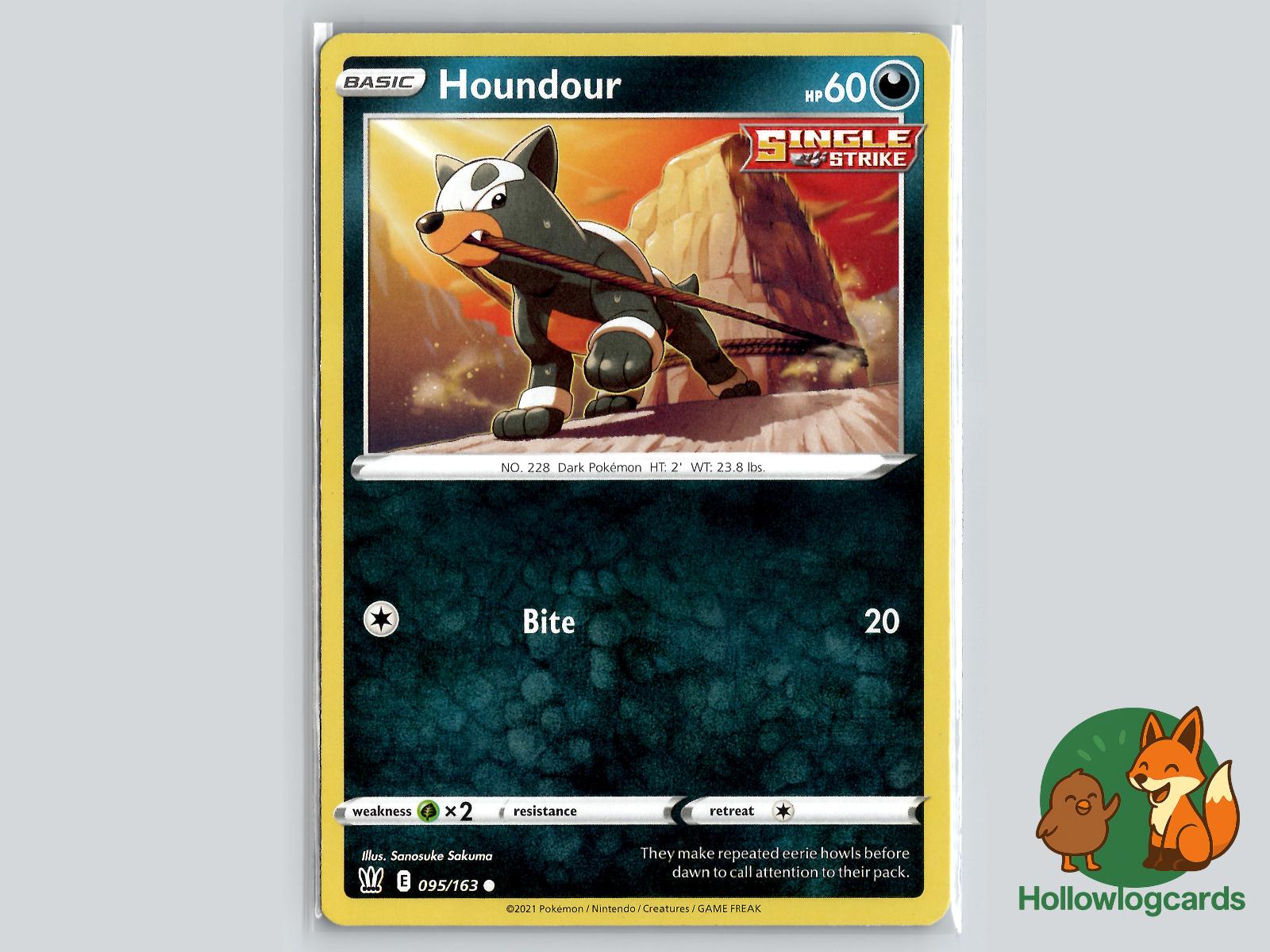 Houndour (095/163) - Battle Styles Pokémon Card