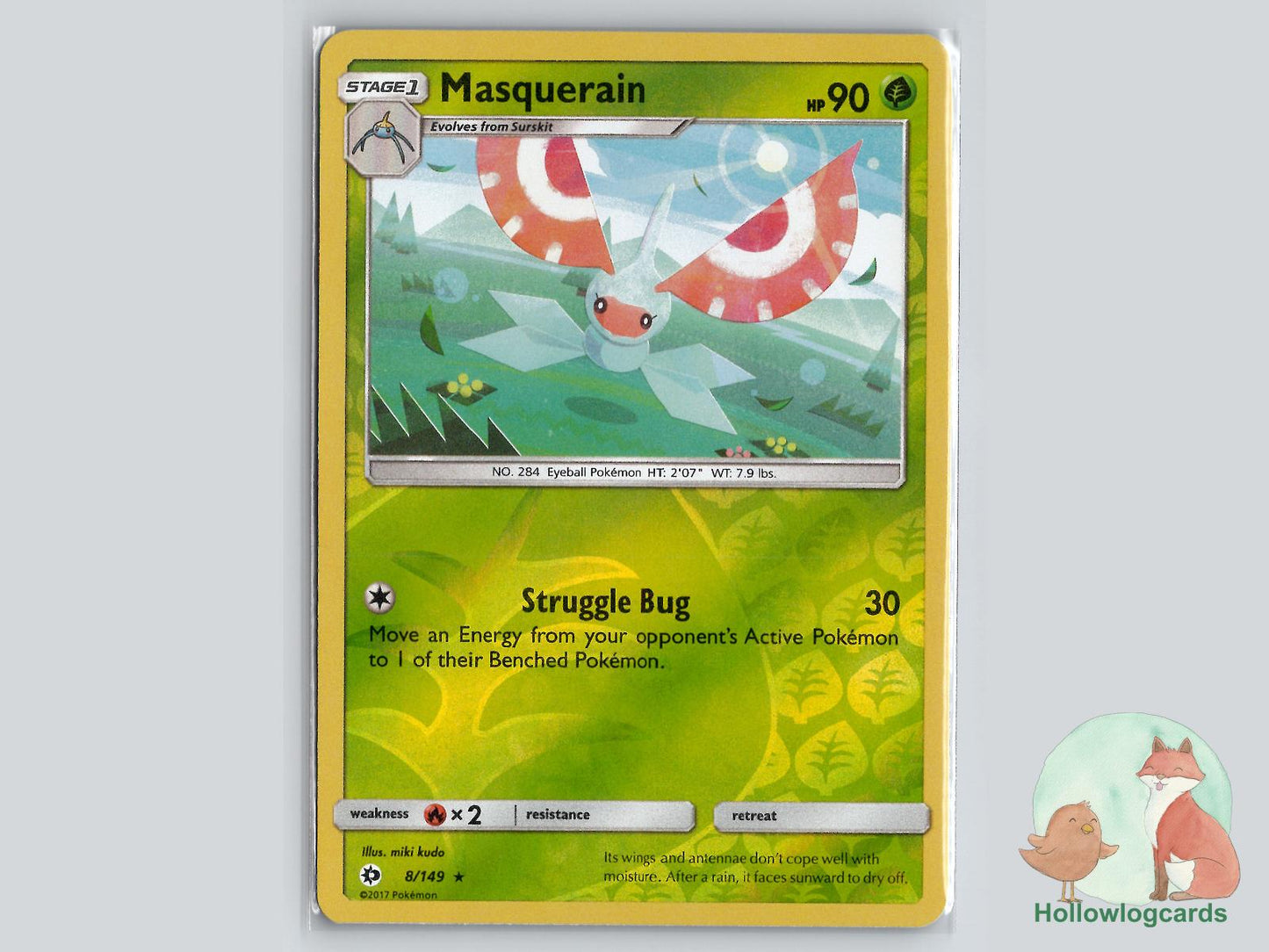Masquerain (8/149) - Base Pokémon Card