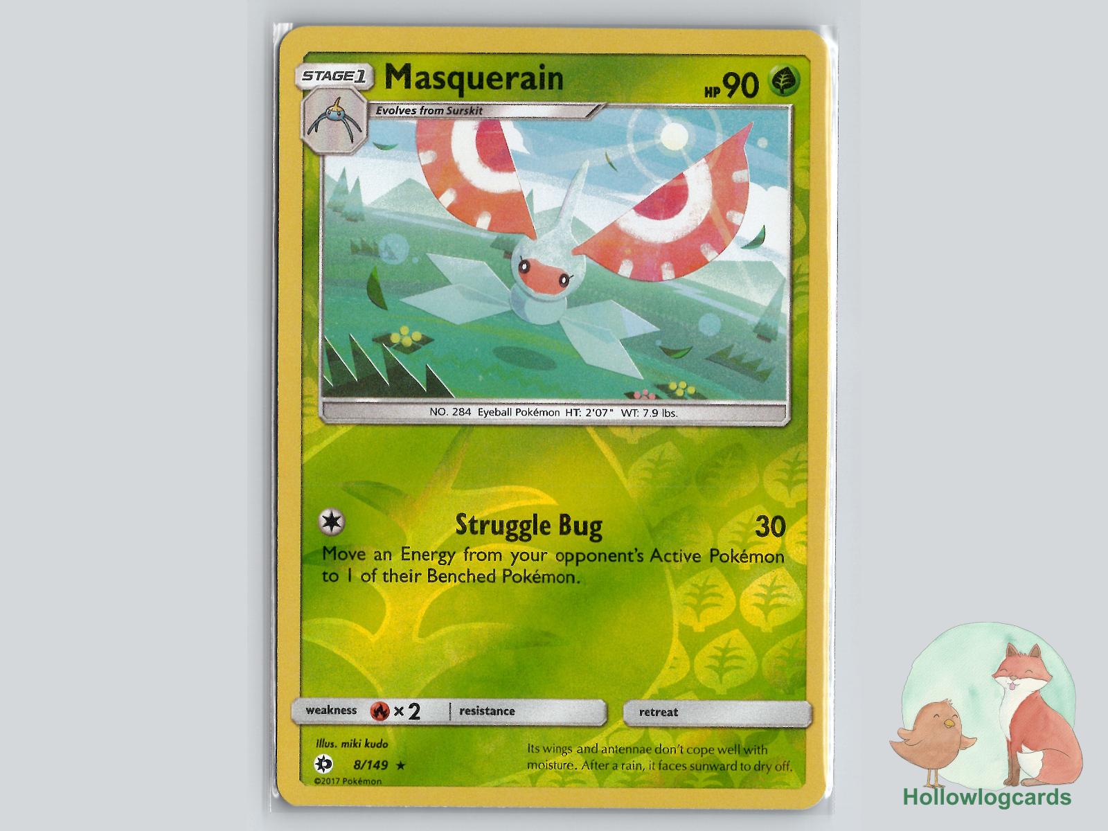 Masquerain (8/149) - Base Pokémon Card
