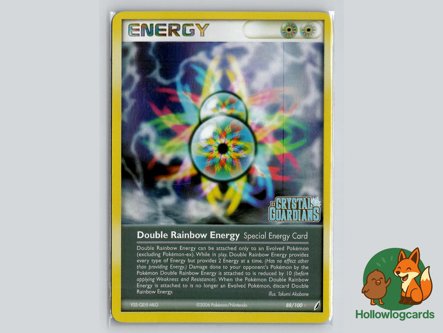 Double Rainbow Energy (88/100) - Crystal Guardians Pokémon Card